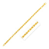 14k Yellow Gold 8 1/2 inch Mens Byzantine Chain Bracelet